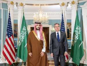 مباحثات أمريكية سعودية ناقشت جهود السلام في فلسطين واليمن