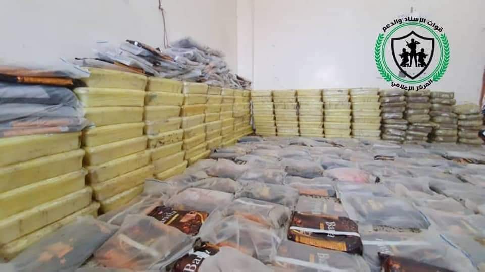 إحباط تهريب قرابة نصف طن من المخدرات غرب العاصمة عدن 