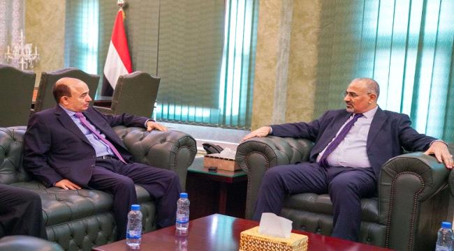 الزُبيدي يلتقي شاد هائل سعيد أنعم في عدن