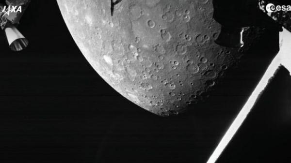 أول صورة لكوكب عطارد من المهمة الفضائية الأوروبية