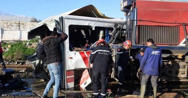 تونس.. عشرات المصابين في تصادم قطارين وفتح تحقيق بالحادث