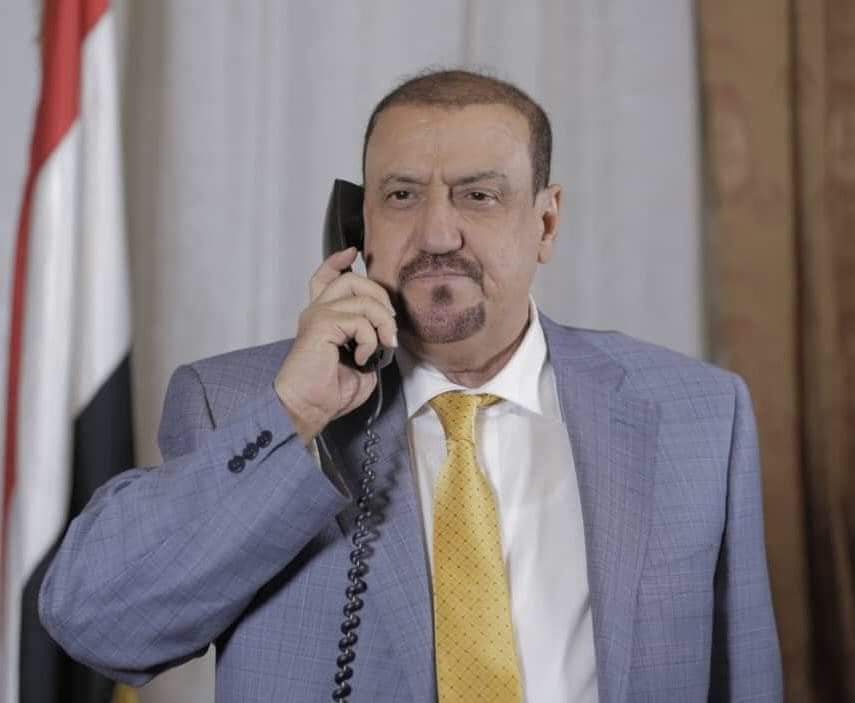 رئيس مجلس النواب يجري اتصالاً بمدرب المنتخب الوطني الكابتن قيس محمد صالح 