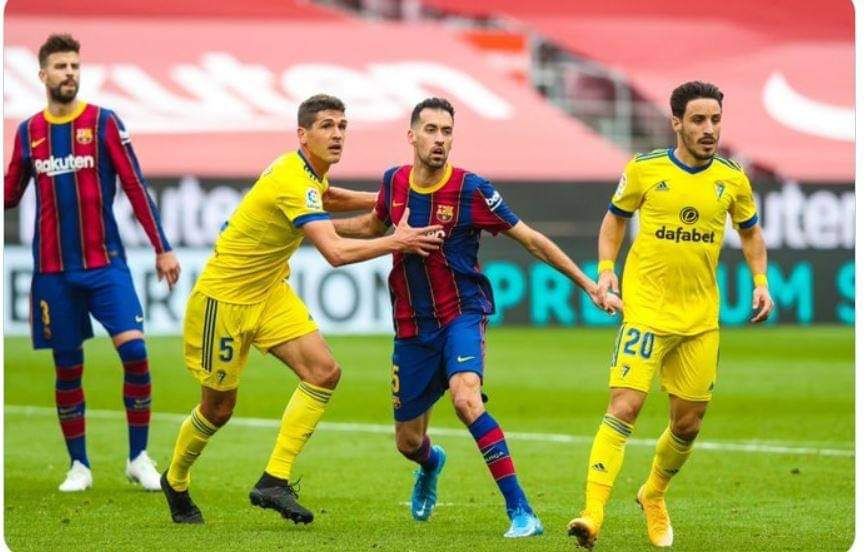 برشلونة يسقط في فخ التعادل الإيجابي مع قادش