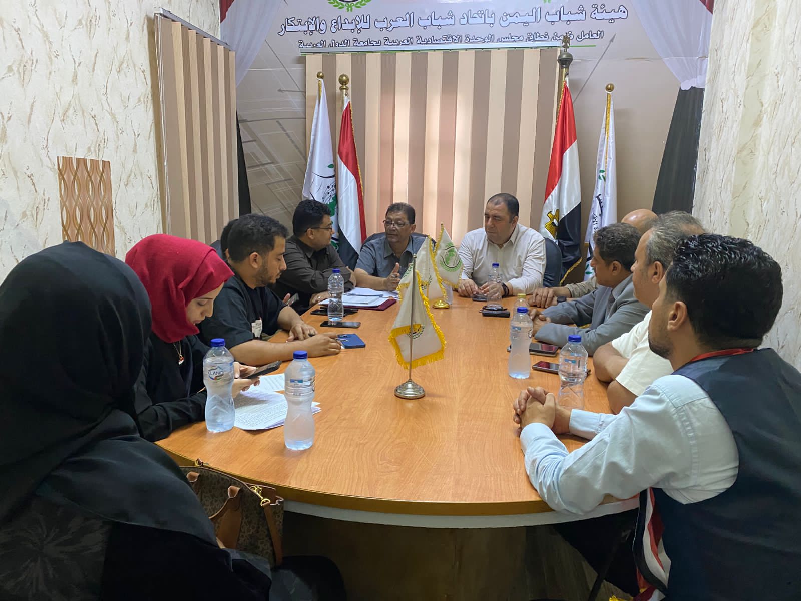 إعادة تشكيل هيئة شباب اليمن في اتحاد شباب العرب للإبداع والابتكار وتعيين خالد المصباحي رئيساً لها
